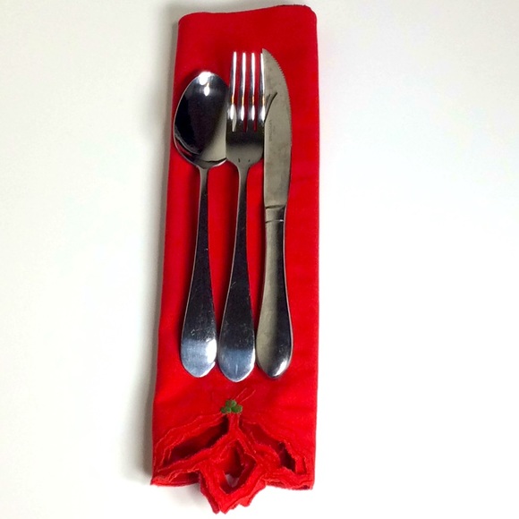 Four Christmas Placements / Cloth Napkins - Picture 5 of 5